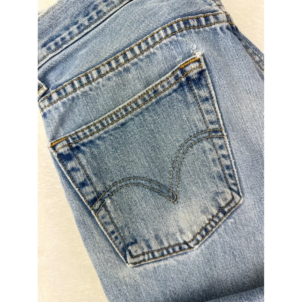 Levis Jeans Mens 505 Regular Fit W29 L30 Blue Denim Straight Leg 100% Cotton